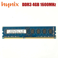 (ในกรณีที่) SK Hynix Chipse 4GB 1RX8 2RX8 PC3 PC3L 12800U 1600MHZ PC คอมพิวเตอร์เดสก์ท็อป RAM หน่วยความจำเดสก์ท็อป4G PC3 12800U DDR3 1600 RAM (ติดต่อลูกค้า)
