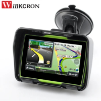 2023 Motorcycle Car GPS Navigation 4307 IPX7 Waterproof Bluetooth GPS Navigator Tracker Bullit in RAM 1G ROM 8GB FM free igo Map
