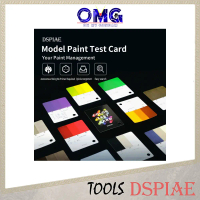 Dspiae Model Paint Color Test Card CC-01 Paint Color Testing Board Color Testing Board Model Paint T