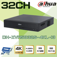 【Dahua 大華】DH-XVR5832S-4KL-I3 32路 4K-N/5MP XVR 8硬碟 錄影主機 昌運監視器