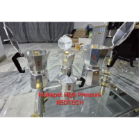 Upgrade Mokapot moka pot REDTECH HIGH PRESSURE TEKANAN TINGGI 1 2 3 4 6 9 12 cup espresso bukan bial