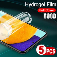 5PCS Hydrogel Film For Samsung Galaxy A52 A72 A52s A12 A22 A32 A42 A02s 5G 4G Water Gel Cover A 52 52S 72 12 32 Screen Protector