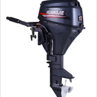 Low Noise Huangjie 4 Stroke 12hp Boat Engine Gasoline Engine Yamaha Seadoo Sailing Boat Accessories 4stroke Inflatable Boat