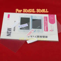 40sets For New 3DSXL 3DSLL Clear Top + Bottom Screen Protectors LCD Screen Film For Nintendo For New 3DS XL LL