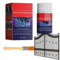 Metal Rust Converter Metal Rust Remover Renovator Paint With Brush Rust Converter Agent Multifunctional And Safe Rust Removal