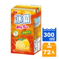 泰山冰鎮檸檬紅茶300ml(24入)x3箱【康鄰超市】