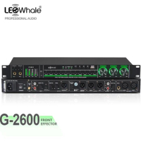 LEOwh Digital Audio Effects Processor with 32 Bit DSP，Bluetooth，Professional Microphone Sound Processor,for Karaoke Stag