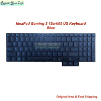 US RU English Russian Backlit Keyboard for Lenovo Ideapad Gaming 3-15IMH05 81y4 3-15arh05 5CB0Y99500 Blue Laptop Keyboards New