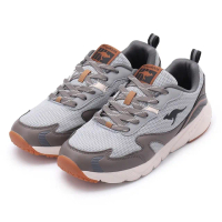 【KangaROOS】美國袋鼠鞋 男 WAVY 千禧復古輕量跑鞋/運動/穿搭/生活 灰棕(KM41618)