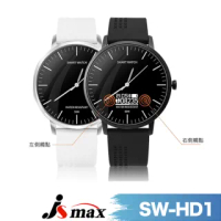 【JSmax】JSmax SW-HD1石英數位混合型智慧健康手錶(石英指針+數位健康管理)