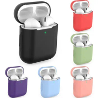 Soft Silicone Cases For Apple Airpods 1st 2nd generation Protective Wireless Earphones Cover For Air Pods 1 2 Charging Box Bags