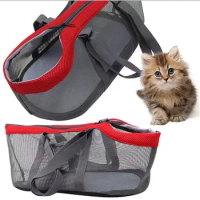 Local Delivery-Pet Carrier Foldable Breathable Mesh Cat Dog Carrier Bag