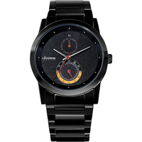 【LICORNE】晨曦時尚系列腕錶-IP黑(LI002MBBA)