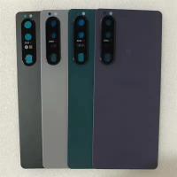 Suitable for Sony Xperia 1 III battery back cover, rear glass panel, door with camera frame, lens re