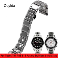 For Tissot T91 Watch Strap 20mm Accessories Wristband Comfortable To Wear PRS 516 Racing Car Solid Stainless Steel Watchbands