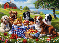 500 Pieces Puzzles for s–Dogs Jigsaw Puzzle for s Children Elderly–Recycled Paper Puzzle 500 Pieces–