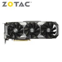 Used ZOTAC GTX 1070 Ti 1070Ti 8GB Gaming GPU Video Cards NVIDIA GeForce GTX1070Ti Graphics Card Desk