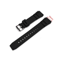 Silicone Rubber Watch Strap Band Deployment Buckle Diver Waterproof 18mm - 22mm