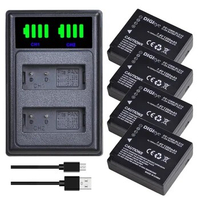 Batteries + LED Charger Set for DMW-BLG10 BLG10E BLG10PP and Panasonic LUMIX GF5 GF6 GX7 GX9 GX80 GX85 ZS200 LX100 Cameras