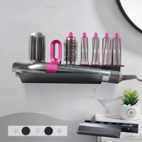 Suitable for Dyson Airwrap Storage Rack Dryer and Hair Curler Holder Organizer Hair Care Tool Shelf Wall-Mounted Stand Bracket