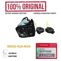 Kunci Kontak Ori Key Set Motor BeAT K1A Scoopy K2F 2020 2021 2022 2023 2024 35010-K1A-N00 35010K1AN0