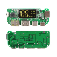 LED Li-ion Battery Fast Charging Module 18650 Fast Charging Mobile Power Board DIY 5V 2.4A Power Bank Box Charging Module