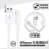 Apple 蘋果 Lightning to USB連接 傳輸充電線 100cm