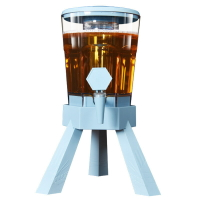 網紅3升酒炮酒吧KTV商用扎啤炮啤酒桶網紅發光可樂桶創意燈塔酒架