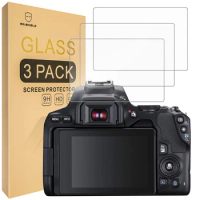 Mr.Shield [3-Pack] Screen Protector For Canon Eos Rebel SL2 SL3 200D 250D 200D II Camera [Tempered Glass] [ 9H Hardness]