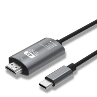 【bono】Type C to HDMI 電視影音傳輸線 2米(4K/PD快充/Netflix/Disney+/FOX+)