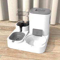 全城熱賣 - 貓碗狗碗貓食盆貓咪貓糧自動餵食器飲水一體貓盆寵物用品喝水雙碗