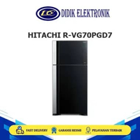 HITACHI R-VG70PGD7 Kulkas 2 Pintu Top Freezer 550L Quick Freezing R-VG70PGD7GBK