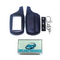 Keychain B9 Lcd display screen+body cover For Russian 2 Way Car Alarm System Twage Starline B9 LCD Remote Control Key Chain Fob