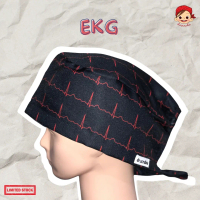 Head Cap / Topi Bedah / Surgical Cap / Nurse Cap DS-096 EKG