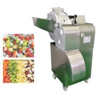 Apple Peach Onion Dicing Cutting Machine / Potato Carrot Strip Cutter Machine /Fruit Vegetable slicing Machine