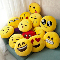 Emoji Pillow, Large Size, Very Cute Plush Toy, Smile Face Cushion, Suitable for Sleeping, Cute Figur