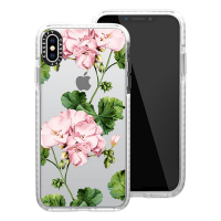 Casetify iPhone XS Max 耐衝擊保護殼-天竺葵