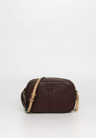 TORY BURCH Mcgraw Textured Leather Camera Bag Chain Bag/crossbody Bag