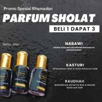 PARFUM SHALAT KISWAH ISI 6ML 100% FULL BIANG (BY.NABAWI PARFUM) Laki-laki Perfume Pria Wanita