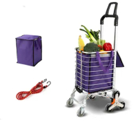 Outdoor Folding Bag Portable Shopping Truck Trolley Home Hand Cart Folding Luggage Hand Truck Trolley Cart Grocery Storage