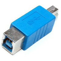 fujiei USB 3.0 B公-B母轉接頭 支援5Gbps