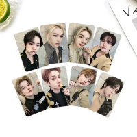 8-9 ชิ้น STRAY KIDS Christmas Lomo Cards STAY JAPAN ROCK STAR 2024 ฤดูกาล GREETING SW4.0 Photocards 