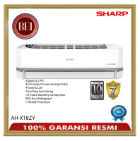 SHARP AC J-Tech Inverter 2PK AH-X18ZY dengan Garansi Resmi