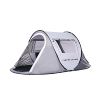 Family One Touch Hike Outdoor Camping Tent Travel Automatic Beach Tent Nature Hike Shelter Automatic Tourism Camp Gear