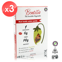 【BENTILIA】紅扁豆義大利螺旋麵3盒組(227公克/盒) 效期2023/07/31