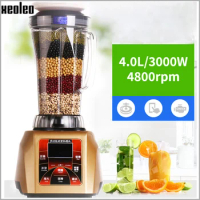 Xeoleo Commercial Blender 4L Heavy Duty Blender Mixer 3000W Soybean Milk Machine Ice Blender Make Nut/Smoothie/Fruit/Soybean