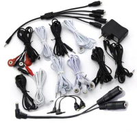 BDSM Electro Cable Connector,Estim Adapter for Electric Stimulation EMS Tens Stimulation, e stim Lead Wires Sex Toys
