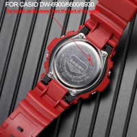 Camo Rubber Strap Watch Case Suitable for DW 6900 DW 6600 DW3230 Men's and Women's Sports Waterproof Band Watch Accessories