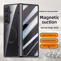 Sarung Telefon, Serasi dengan Z Fold7, Sarung Engsel Magnetik, Filem Bersepadu, Pengecasan Wayarles,
