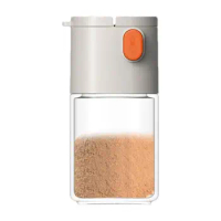 Empty Seasoning Bottles Glass Kitchen Salt Jars With Shaker Lids Clear Container Adjustable Shaker For Salt Paprika Pepper Cumin